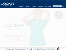 Tablet Screenshot of jockey-scrubs.com